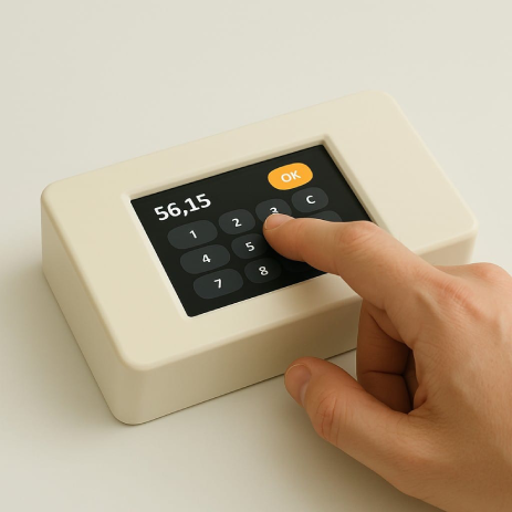 Digitare l'importo